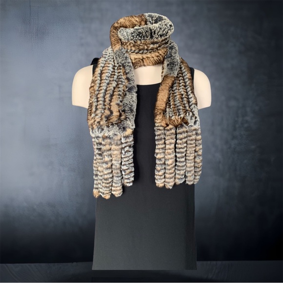 Vintage 100% Rabbit fur scarf - Picture 2 of 6